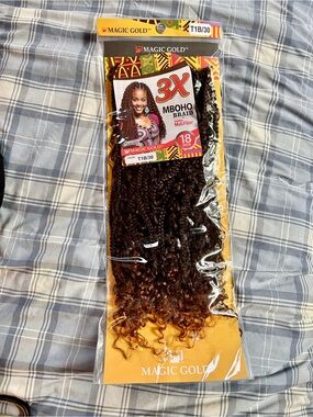 3X Mboho Braid Synthetic Hair - T1B/30 Brown with Auburn Tips